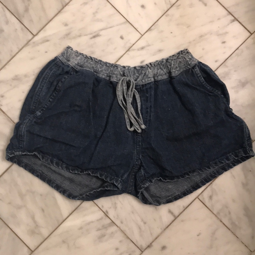 Soft blue jean shorts